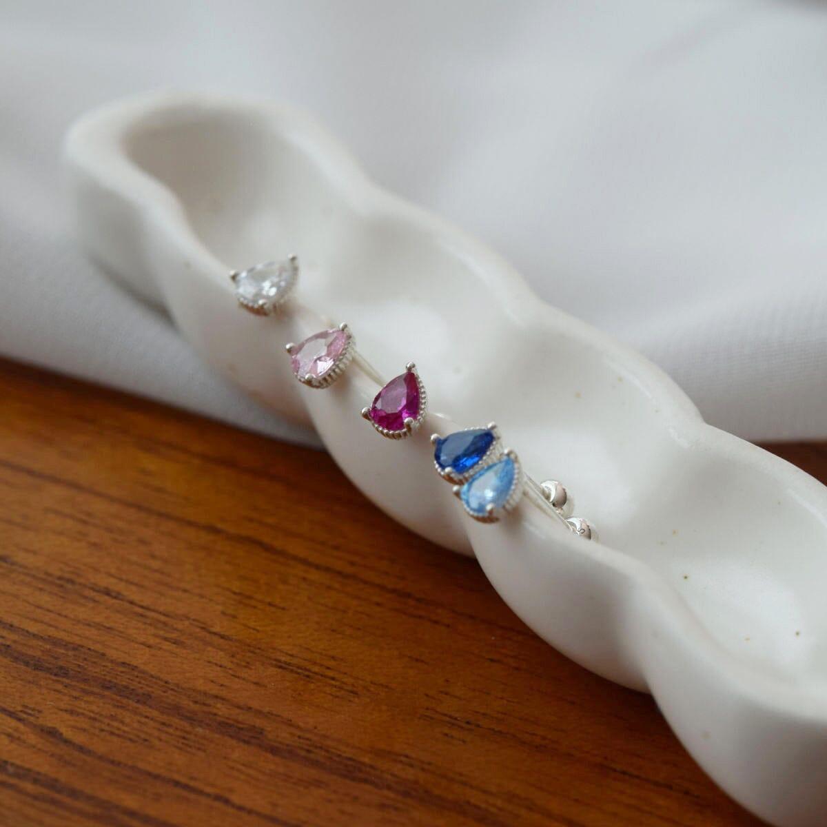 [925 Silver]カラー 水玉ピアス Earrings 10000won 
