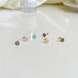 [925 Silver]カラー花ピアス Piercing 10000won 