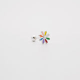 [925 Silver]カラフル花ピアス Piercing 10000won 