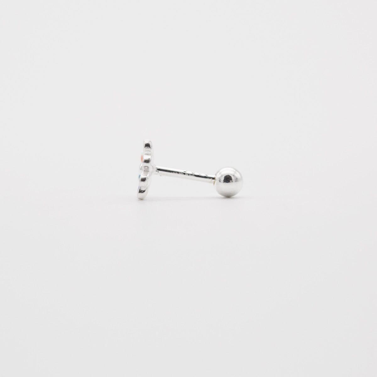 [925 Silver]カラフル花ピアス Piercing 10000won 