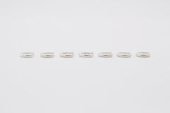 [925 Silver]カラーラインリングピアス Earrings 10000won 