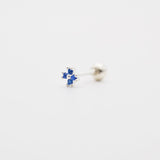 [925 Silver]カラー四つ葉ピアス Earrings 10000won 