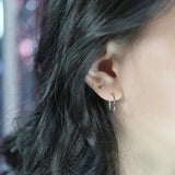 [925 Silver]カットリングピアス Earrings SET ME UP♡ 
