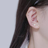 [925 Silver]カットスワールクリスタルABピアス Earrings from lizzy 