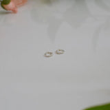 [925 Silver]ケーブルミニワンタッチリングピアス Earrings 10000won 