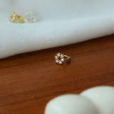 [925 Silver]キュービックレスリングピアス Earrings 10000won 