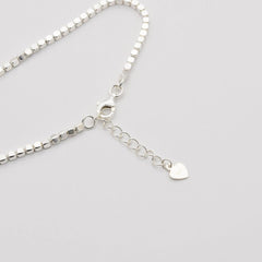 [925 Silver]キューブチェーンブレスレット Bracelet 10000won 