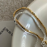 [925 Silver]キューブチェーンブレスレット Bracelet 10000won 