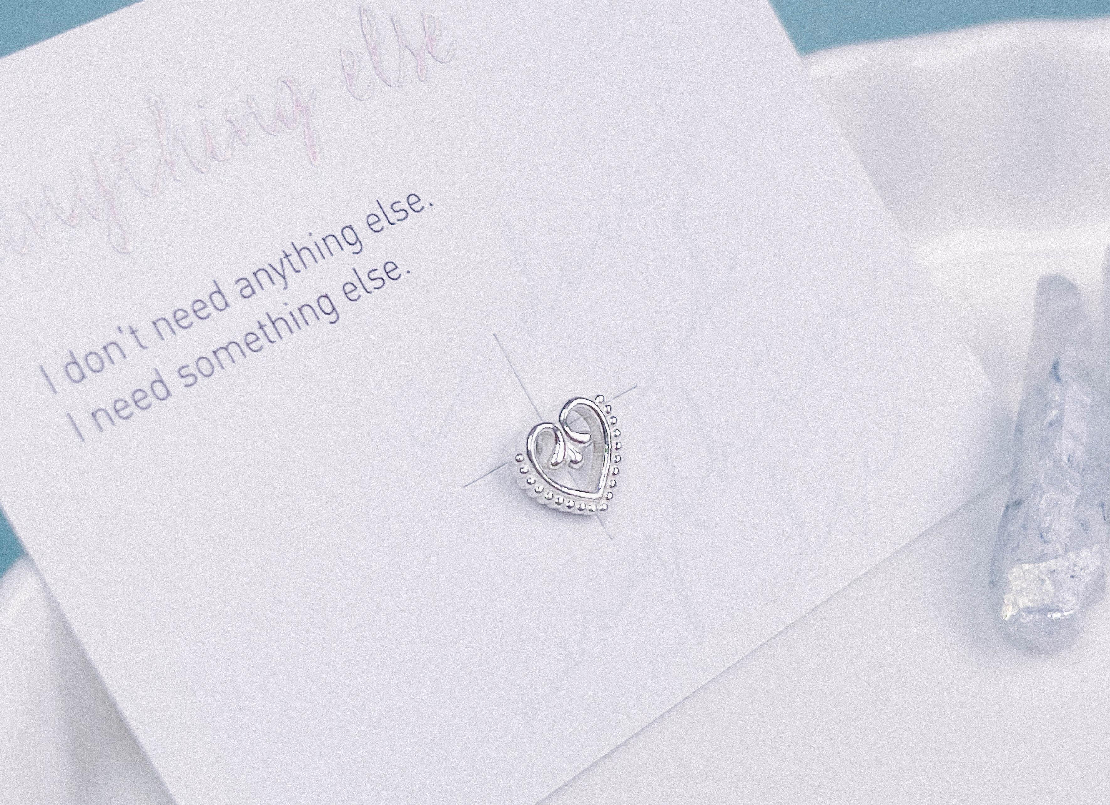 [925 Silver]Love Storyピアッシング Piercing anything else 
