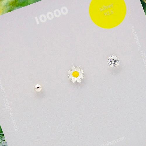 [925 Silver]マーガレットピアッシング[3セット] Piercing 10000won 