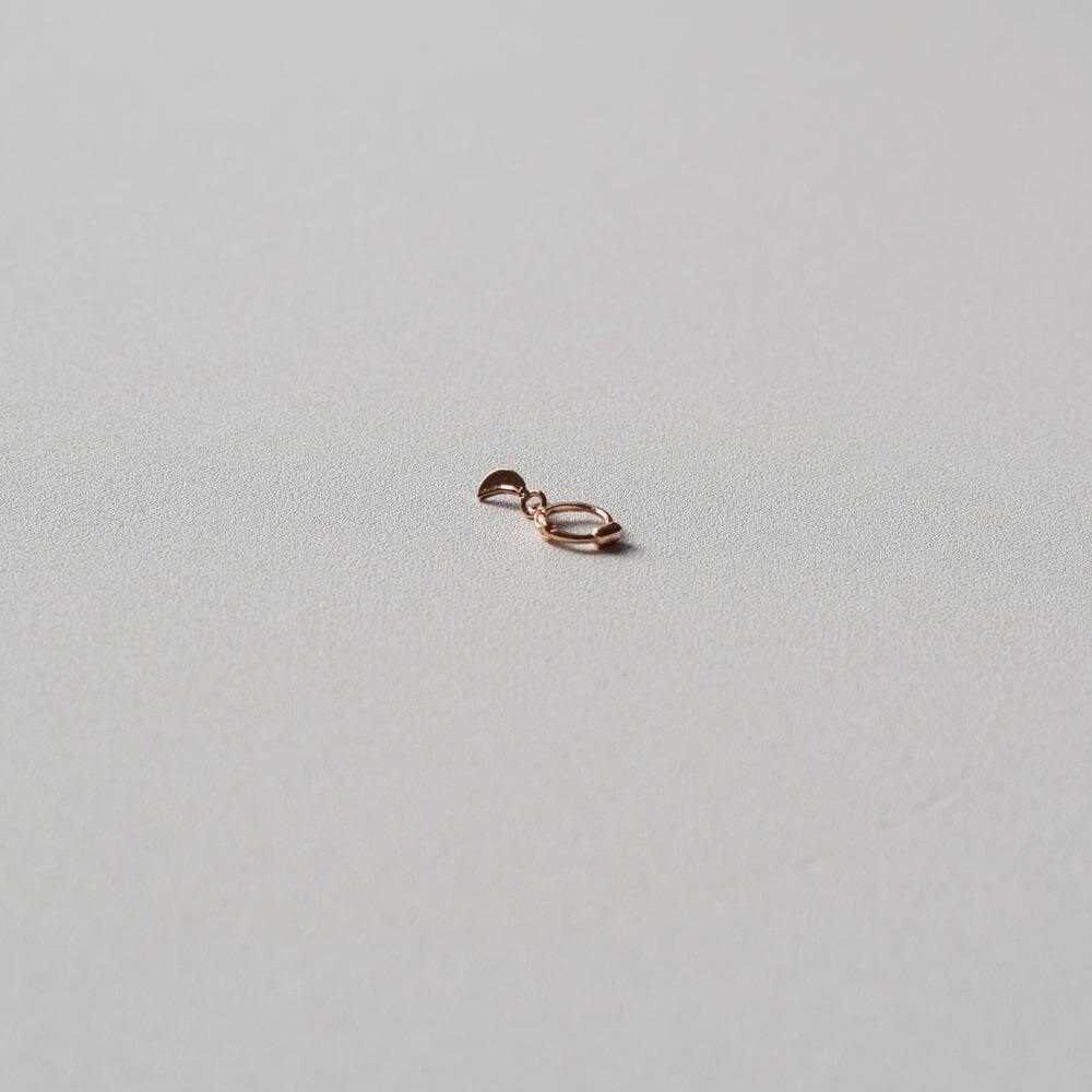 [925 Silver]ミニ7mm ドロップ 月 リングピアス Earrings 10000won 