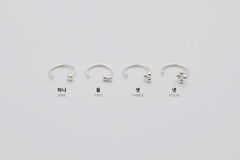 [925 Silver]ミニボーリングピアス Earrings 10000won 