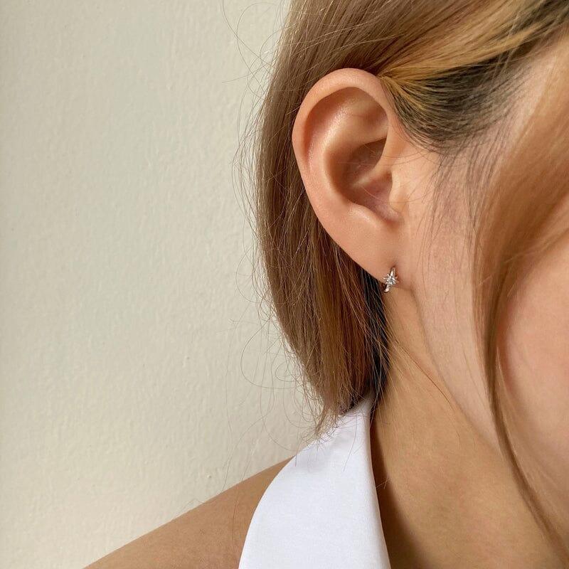 [925 Silver]ミニスパークリング リングピアス Earrings younglong-seoul 