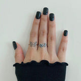 [925 Silver]ムード ローズ オープン リング ring younglong-seoul 