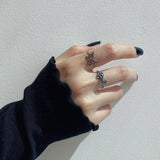[925 Silver]ムード ローズ オープン リング ring younglong-seoul 