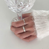 [925 Silver]パンチング フラッシュ ライン リング ring younglong-seoul 