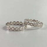 [925 Silver]パンチング フラッシュ ライン リング ring younglong-seoul 