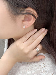 [925 Silver]パールデイジーピアス Earrings The Klang 