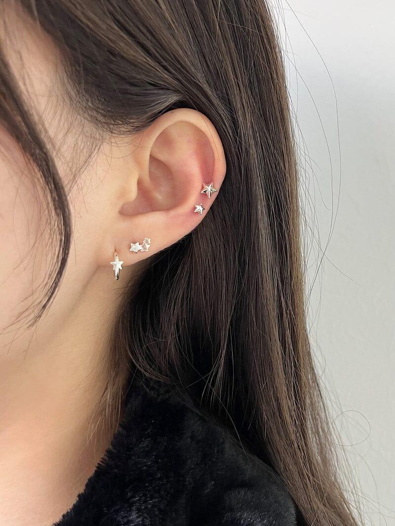 [925 Silver]ポイントスターピアッシング 16G Piercing younglong-seoul 