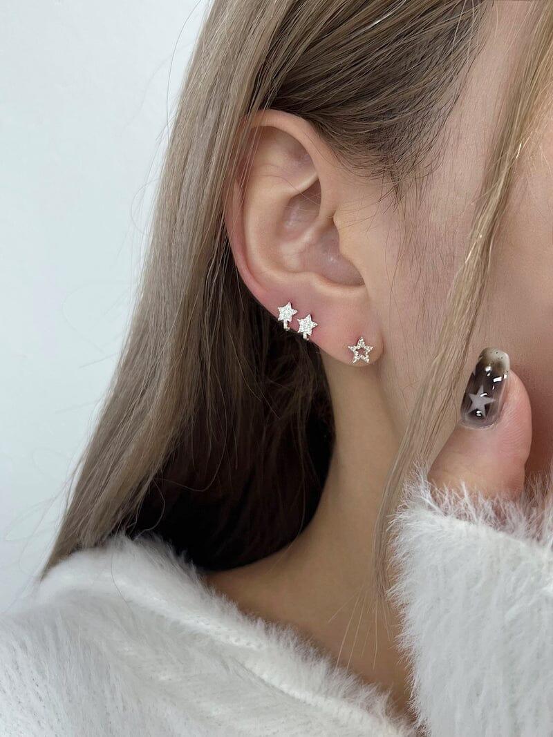 [925 Silver]ポイントスターピアッシング 16G Piercing younglong-seoul 