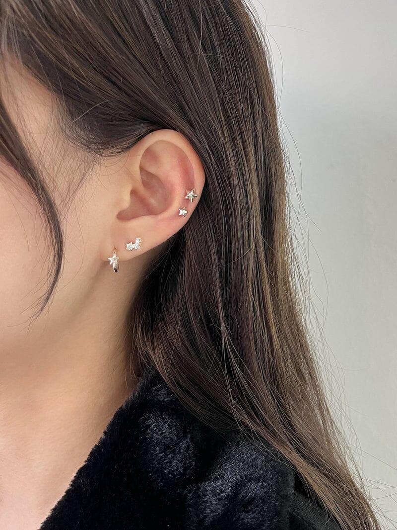 [925 Silver]ポイントスターピアッシング 16G Piercing younglong-seoul 