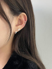 [925 Silver]ポイントスターピアッシング 16G Piercing younglong-seoul 