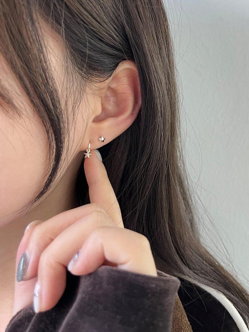 [925 Silver]ポイントスターピアッシング 16G Piercing younglong-seoul 