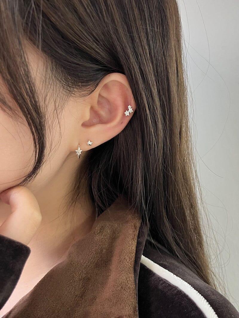 [925 Silver]ポイントスターピアッシング 16G Piercing younglong-seoul 