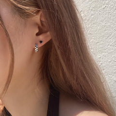 [925 Silver]ポップ カラー ハートピアス (4Color) Earrings younglong-seoul 