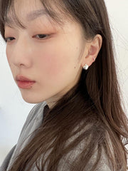 [925 Silver]プチパールハートピアス Earrings The Klang 