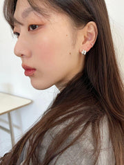 [925 Silver]プチパールハートピアス Earrings The Klang 