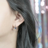 [925 Silver]プラネットピアス Earrings Lime G 