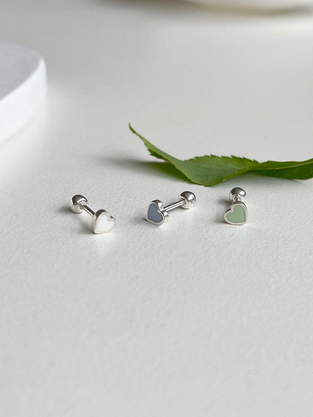 [925 Silver]ラビングミニハートピアス Earrings The Klang 