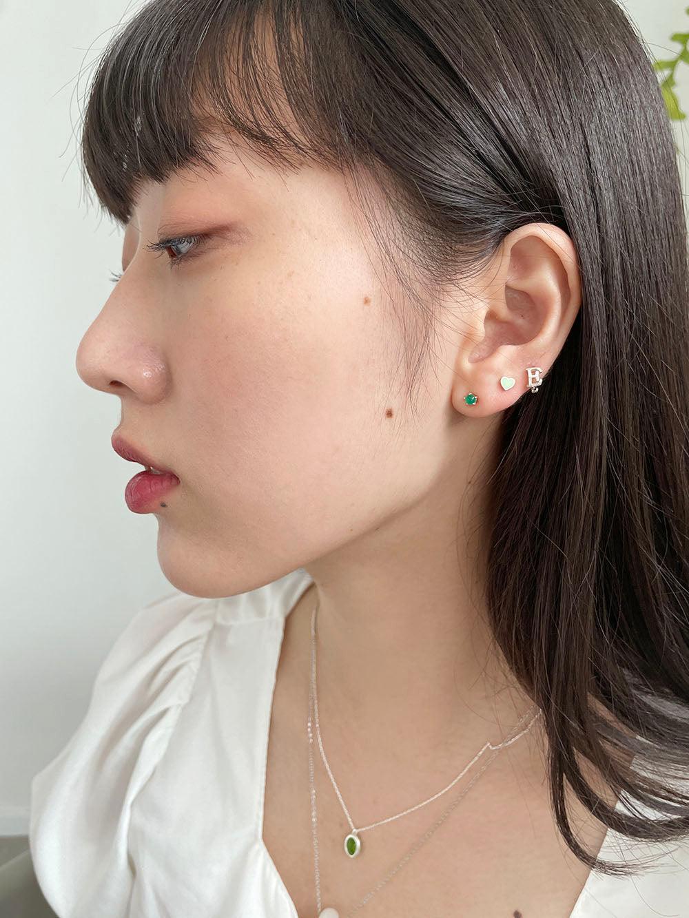 [925 Silver]ラビングミニハートピアス Earrings The Klang 