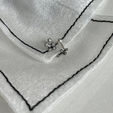 [925 Silver]ラックキュービック十字架ピアス Piercing 10000won 
