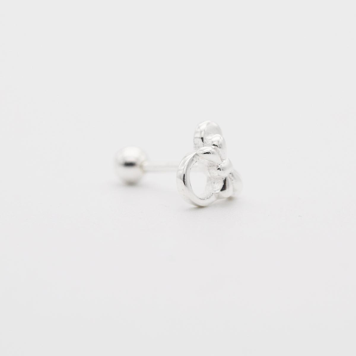 [925 Silver]リボンクマさんピアス Earrings 10000won 