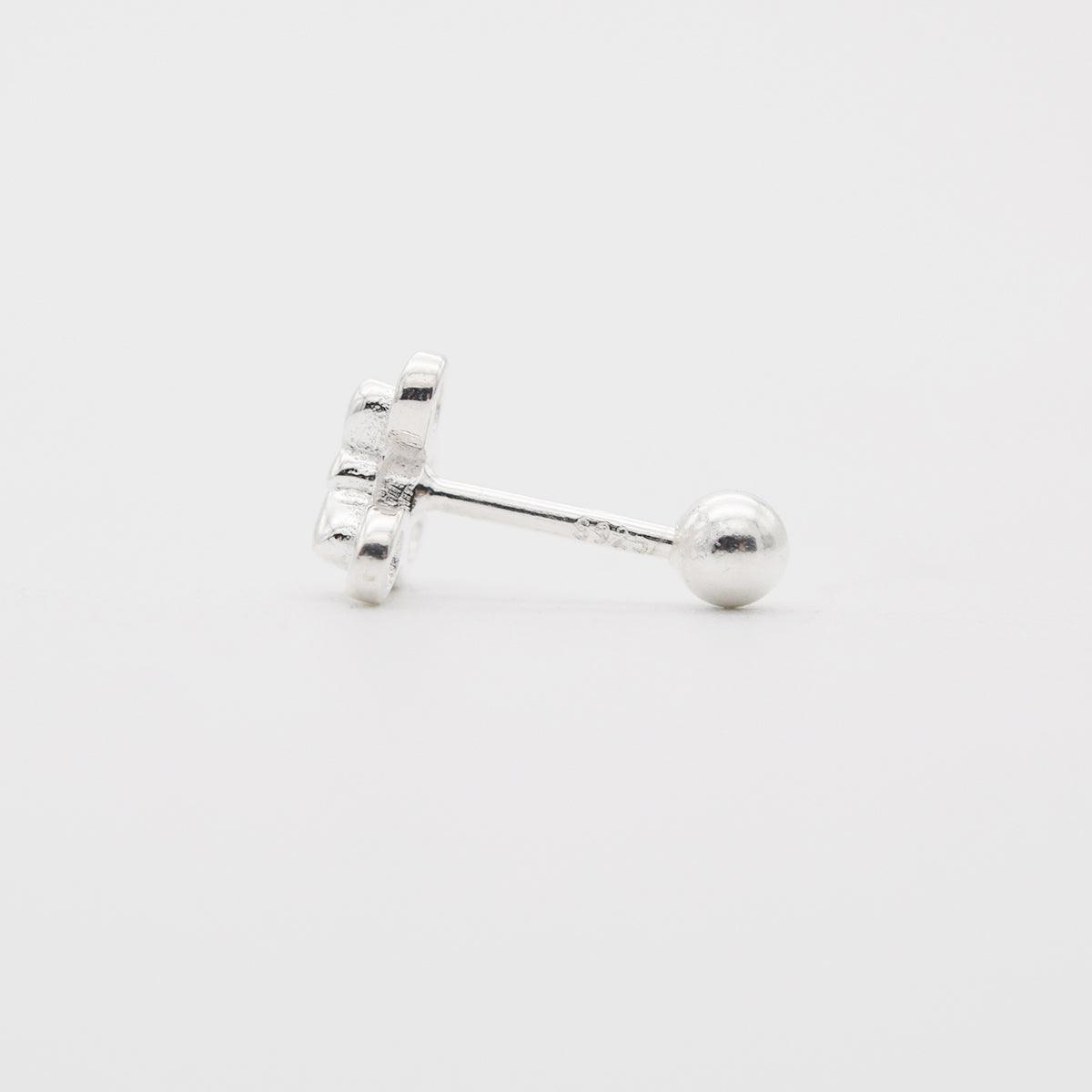 [925 Silver]リボンクマさんピアス Earrings 10000won 