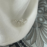[925 Silver]リボンワンタッチリングピアス Earrings 10000won 
