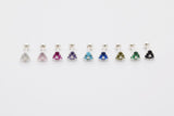 [925 Silver]三葉カラー花ピアス Piercing 10000won 
