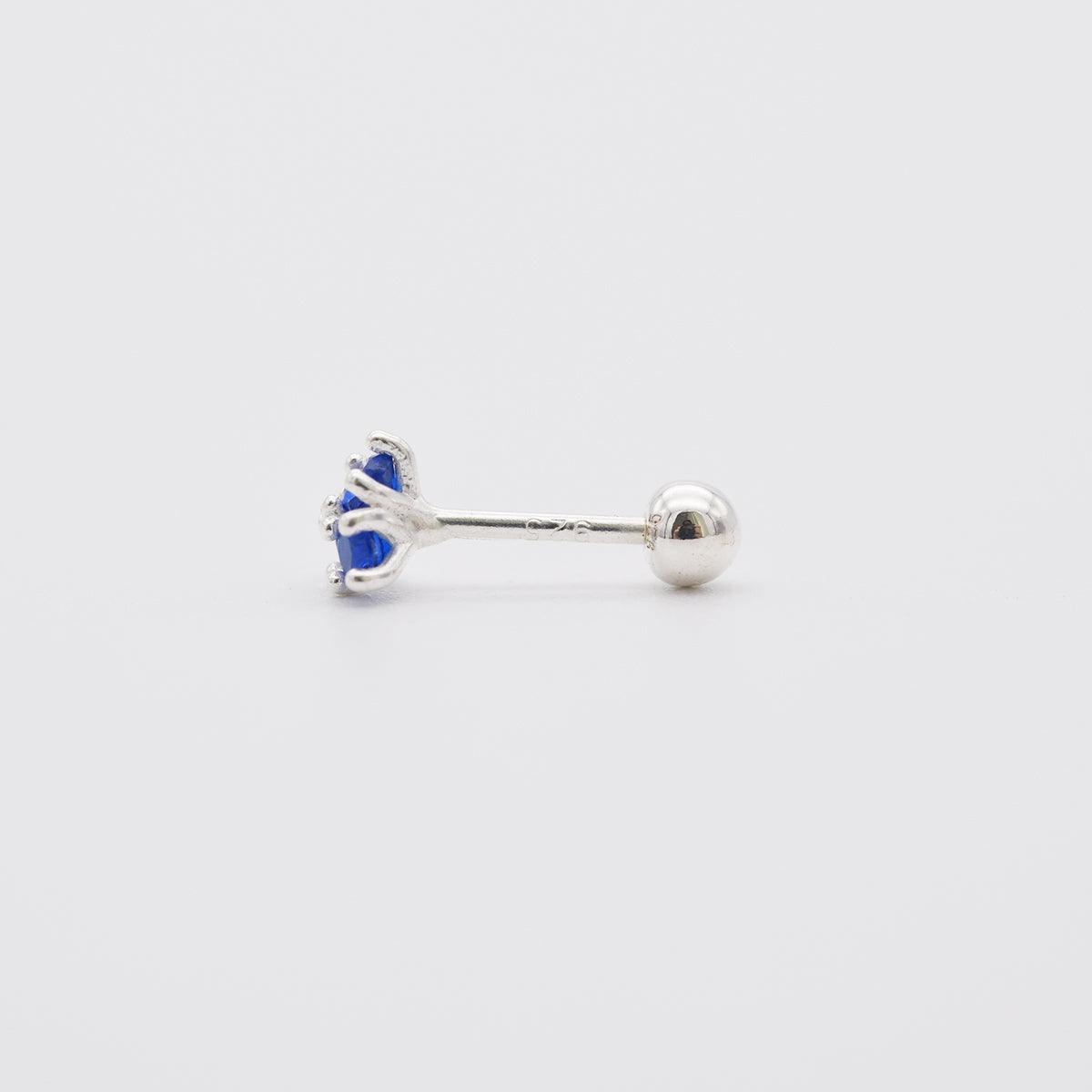 [925 Silver]三葉カラー花ピアス Piercing 10000won 