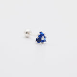 [925 Silver]三葉カラー花ピアス Piercing 10000won 