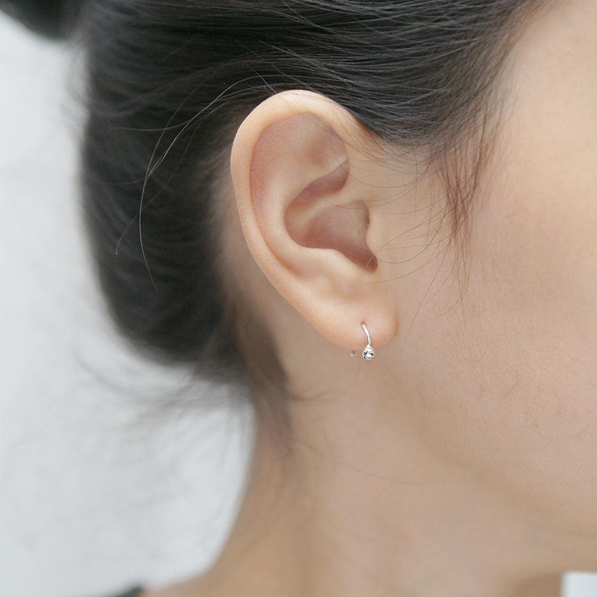 [925 Silver]シンプルフックピアス Earrings SET ME UP♡ 