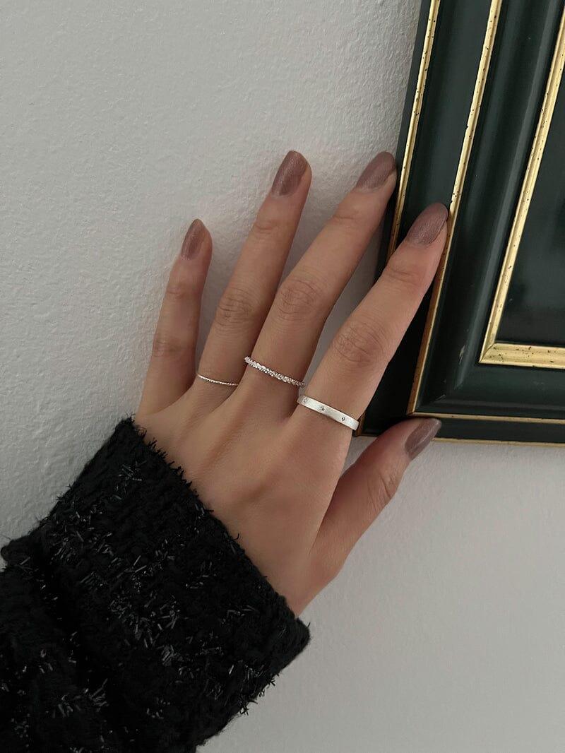 [925 Silver]シャイニー スリム カット リング ring younglong-seoul 