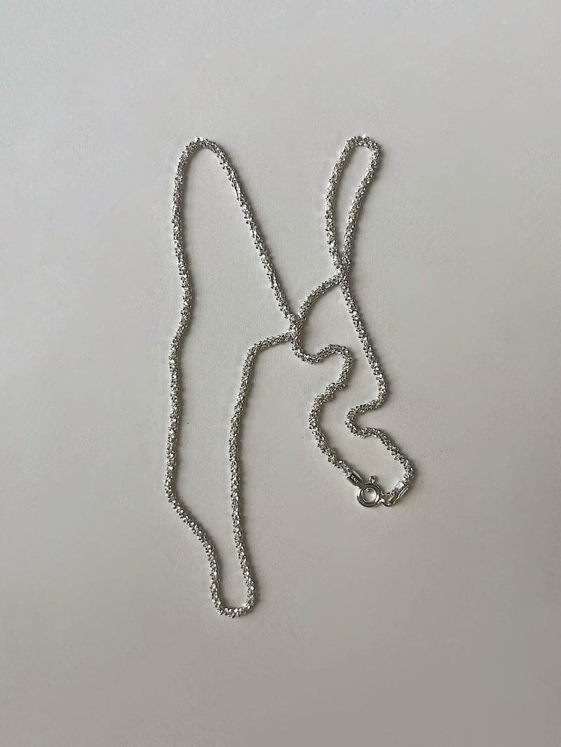 [925 Silver]シャイニング カット チェーン ネックレス necklace younglong-seoul 