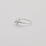 [925 Silver]シャイニングキュービックリボンリング ring 10000won 