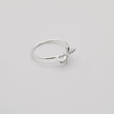 [925 Silver]シャイニングキュービックリボンリング ring 10000won 