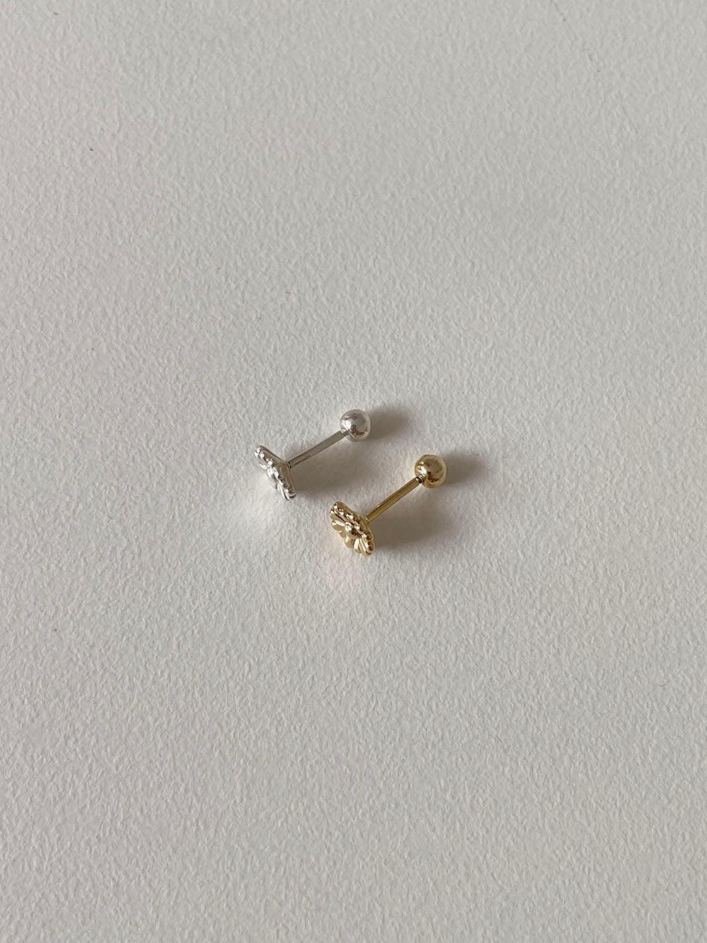 [925 Silver]シャーロットフラワーピアス Earrings The Klang 
