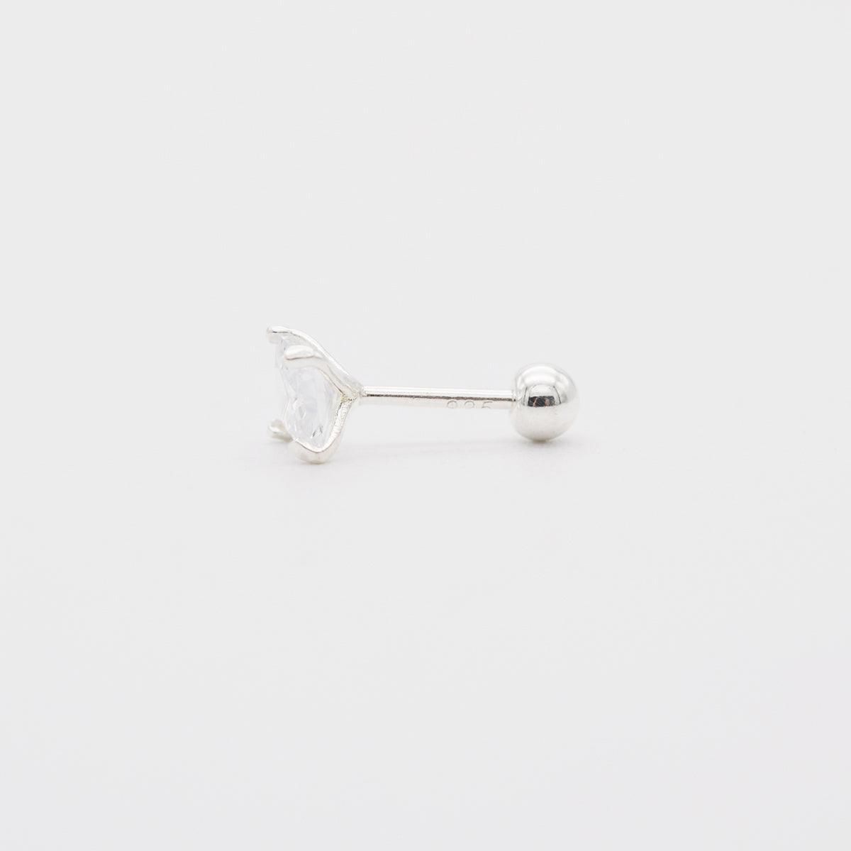 [925 Silver]四角キュービックピアス Earrings 10000won 