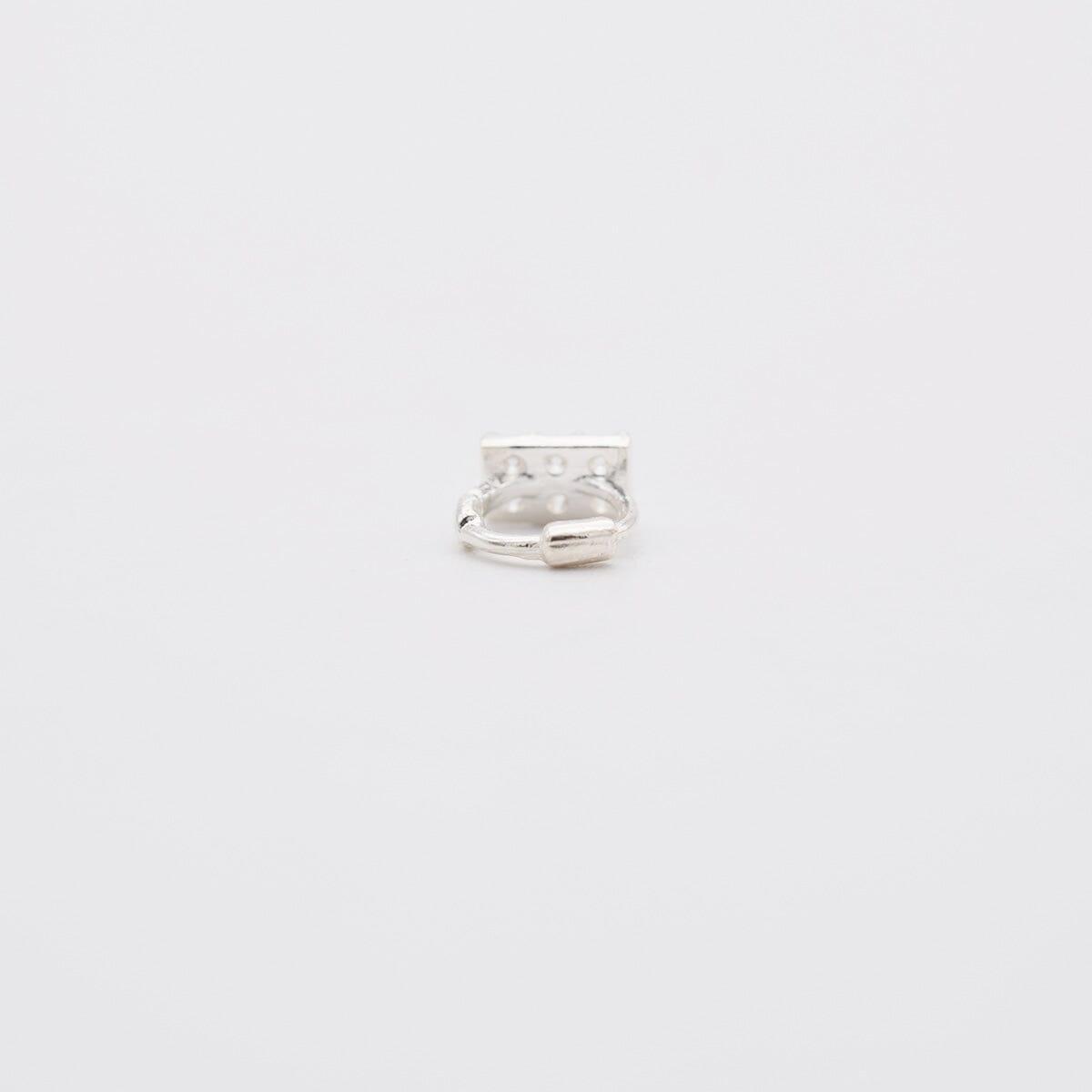 [925 Silver]四角キュービックリングピアス Earrings 10000won 