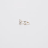 [925 Silver]四葉キュービックリングピアス Earrings 10000won 